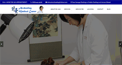 Desktop Screenshot of acuhealingonline.com